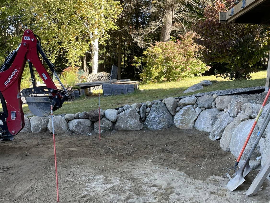 stone work site